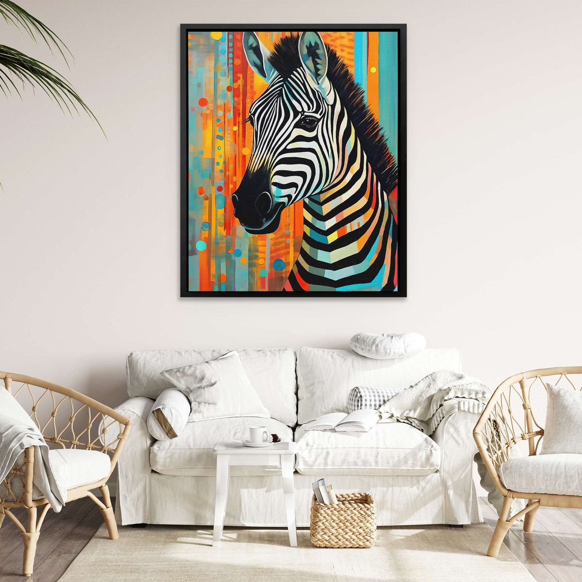 Zebra&#39;s Reflection - Luxury Wall Art