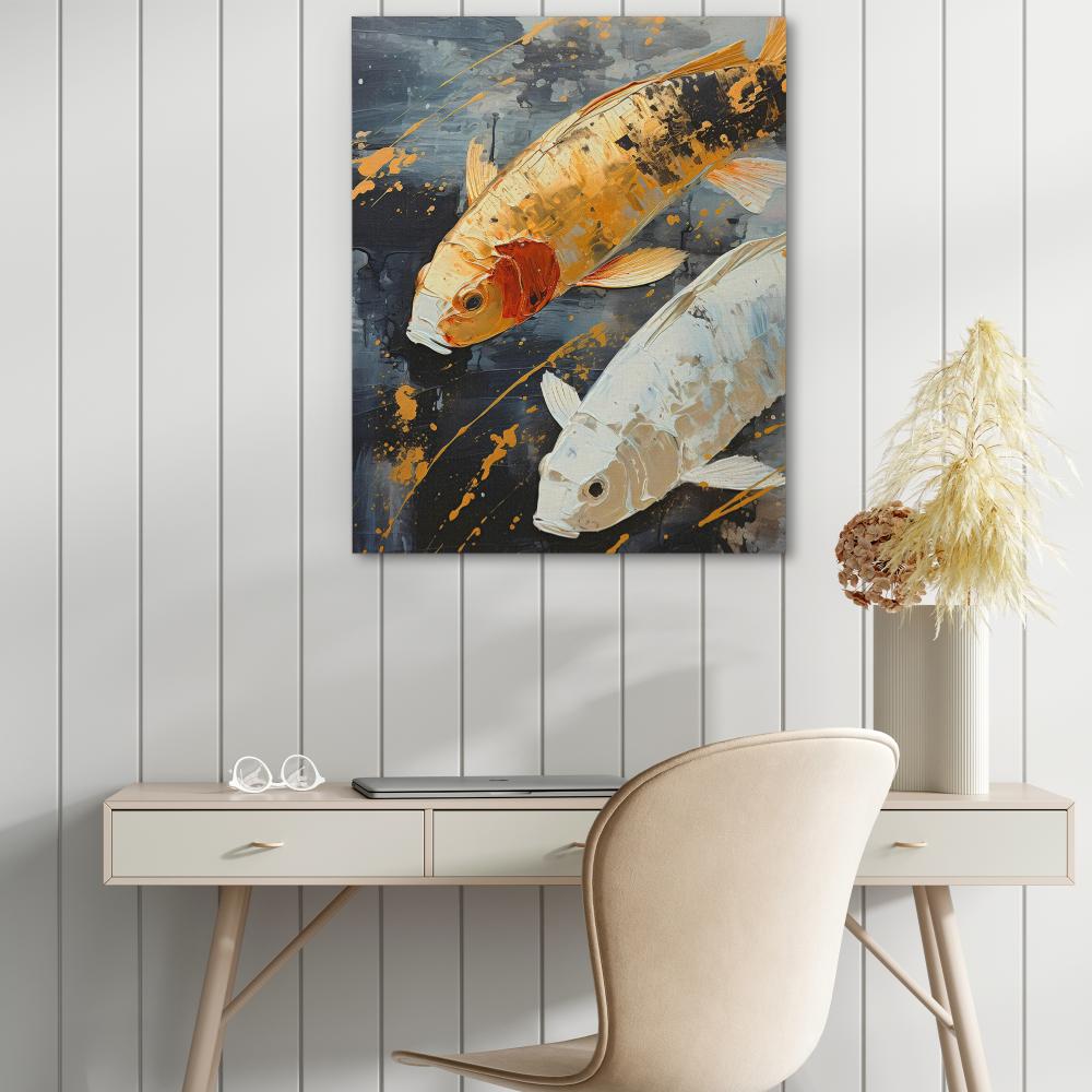 Zen Aquatic Elegance - Luxury Wall Art
