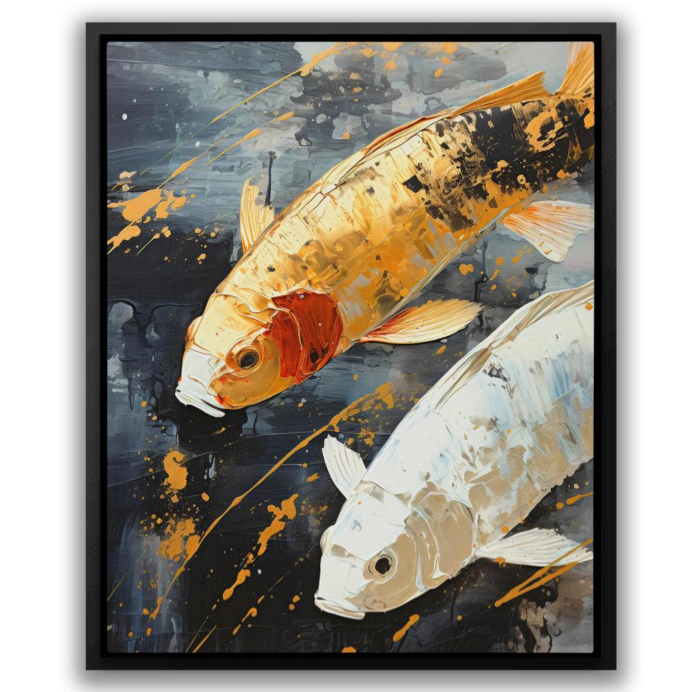 Zen Aquatic Elegance - Luxury Wall Art