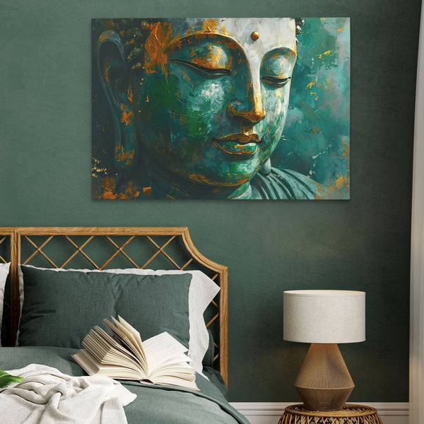 Tranquil Zen Buddha - Serene Meditation Canvas Art