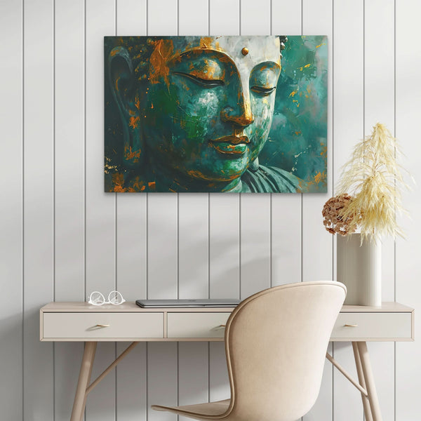 Zen Buddha in a room